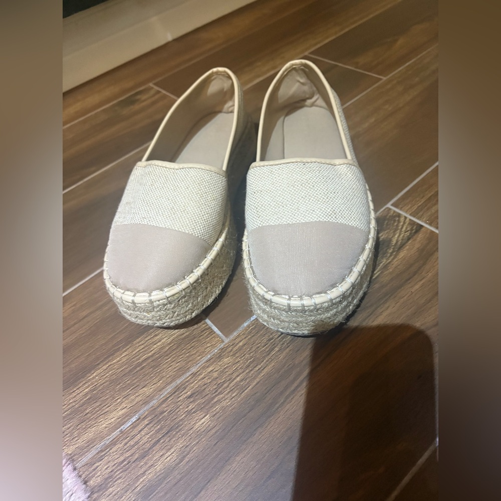 ASOS Cream and Tan Espadrille Flats